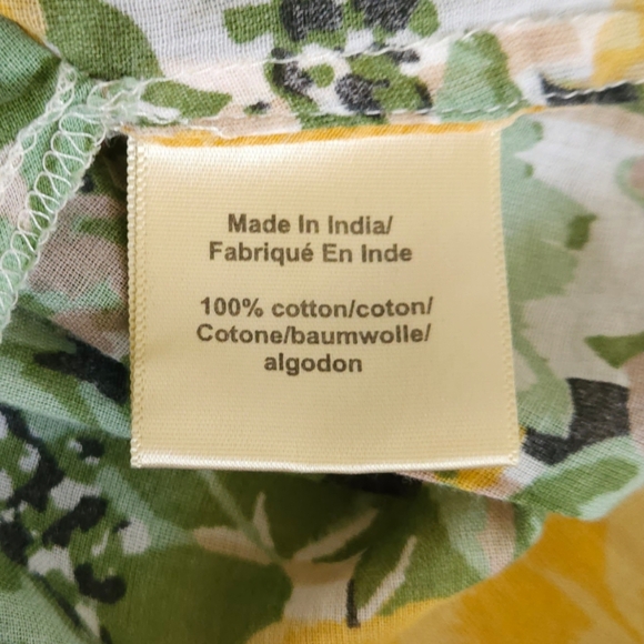 Anthropologie Porridge Arboretum Rose Trellis Floral Sleeveless Dress - Picture 6 of 7